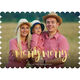 Merry Merry Gold Foil Photo Cards Image 3 of 7